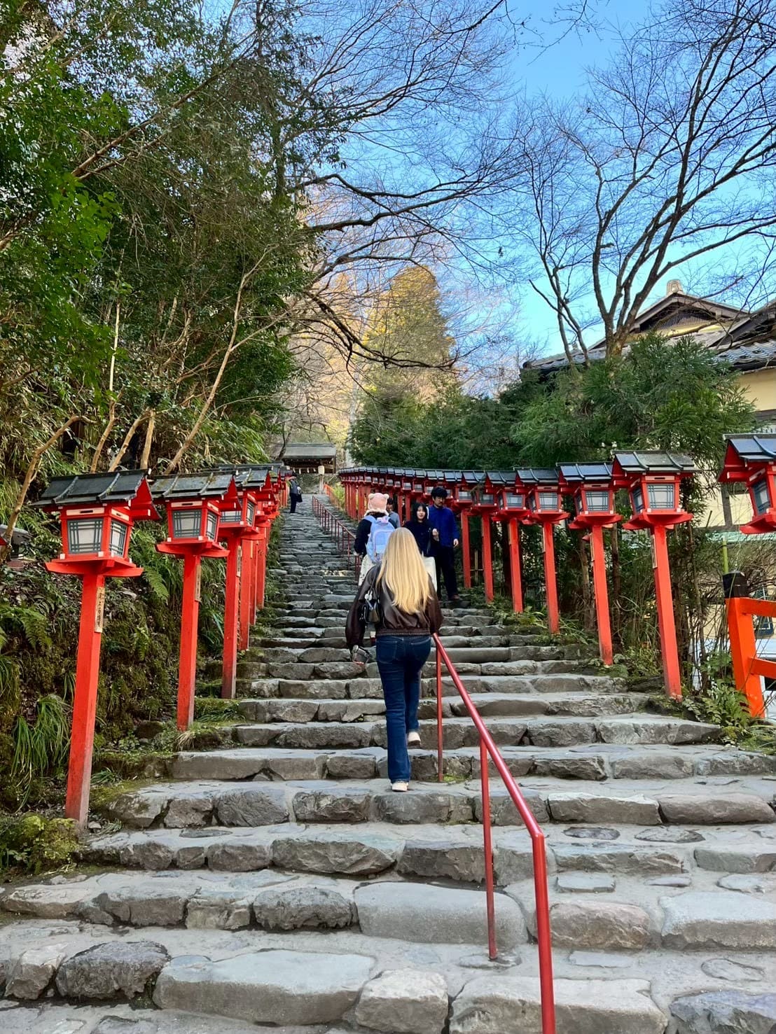貴船神社への道